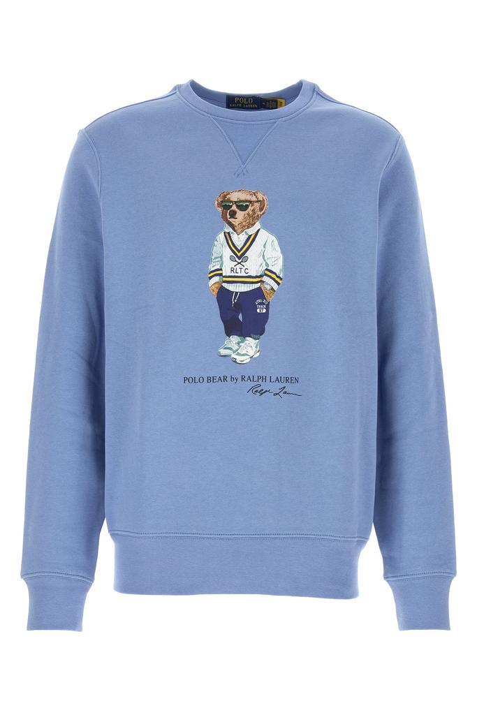 Ralph Lauren Cerulean blue cotton blend sweatshirt