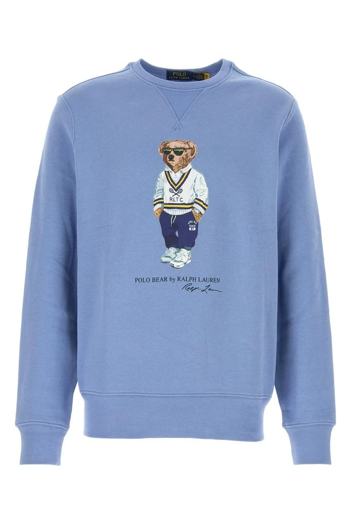 Ralph Lauren Cerulean blue cotton blend sweatshirt 1