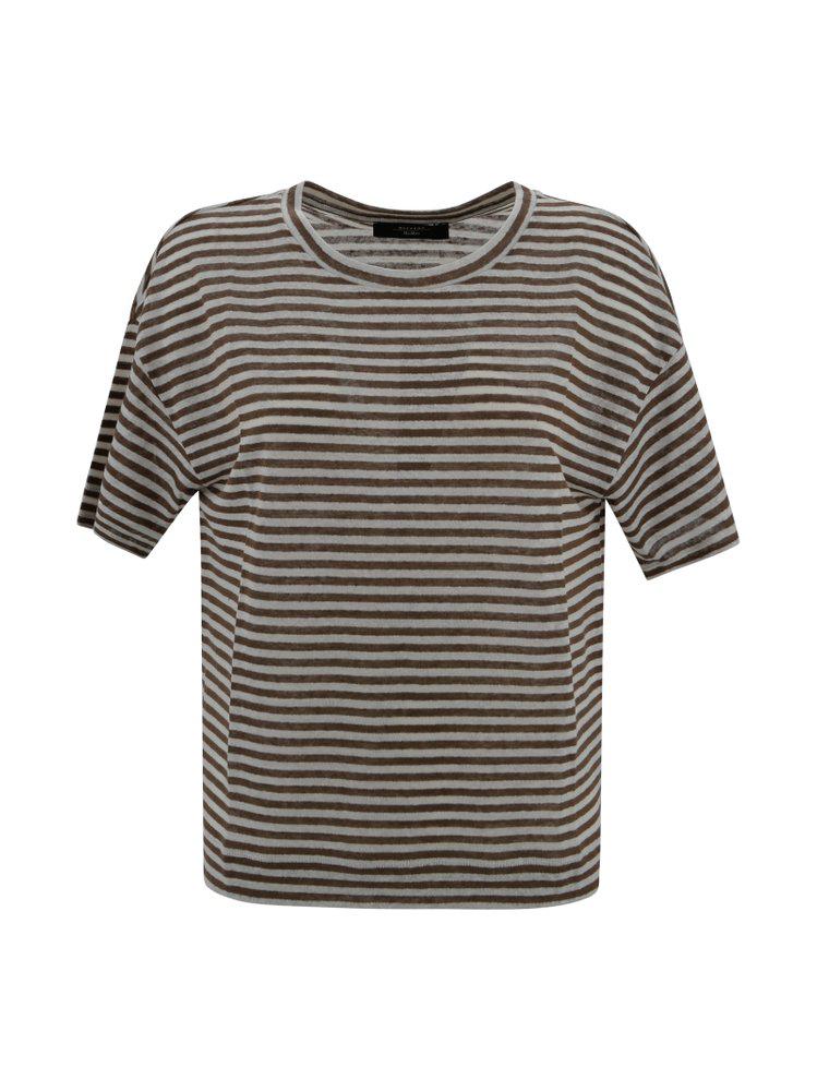 Weekend Max Mara Weekend Max Mara Crewneck Striped T-Shirt