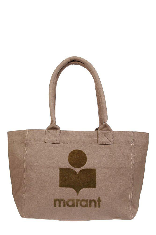 Isabel Marant Isabel Marant Yenk Logo Embroidered Tote Bag
