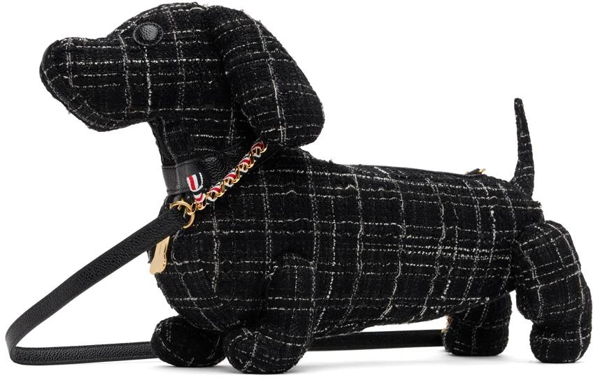 Thom Browne Black Mini Hector Bag 3