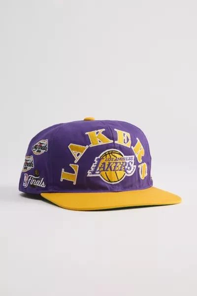 Mitchell & Ness Mitchell & Ness NBA Los Angeles Lakers Arched Finals Hat 1