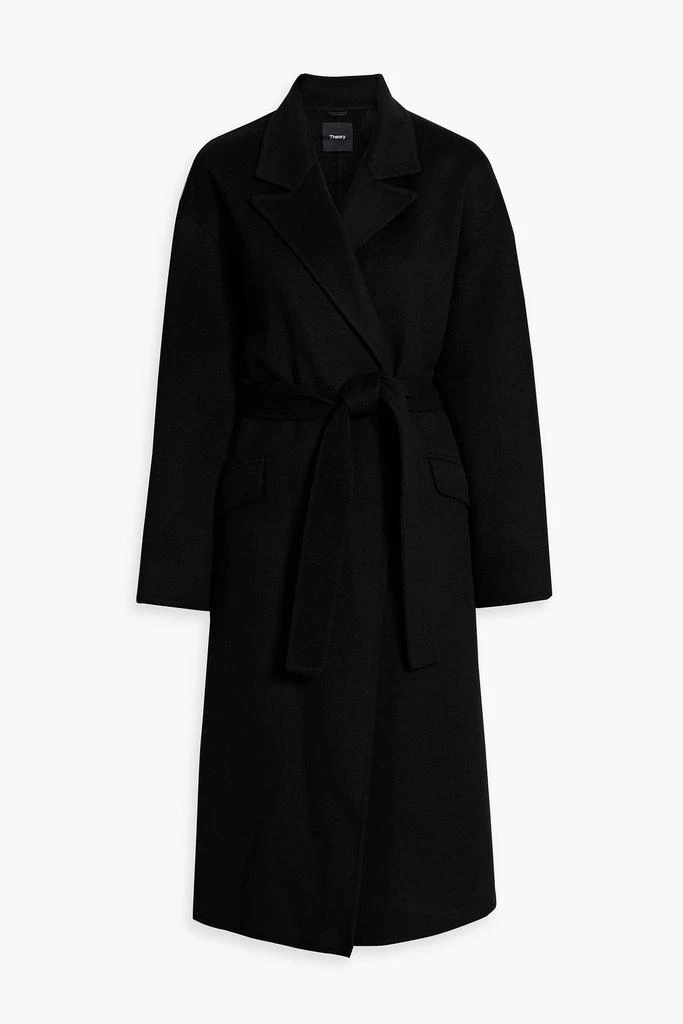 Theory Wool and cashmere-blend felt coat