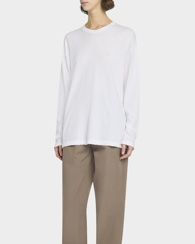 Shop Kabira Textured Cotton Long-Sleeve T-Shirt on Sale at