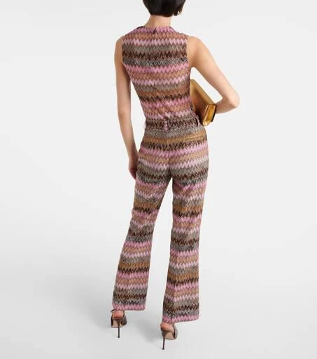 Missoni Zig Zag metallic flared pants 3