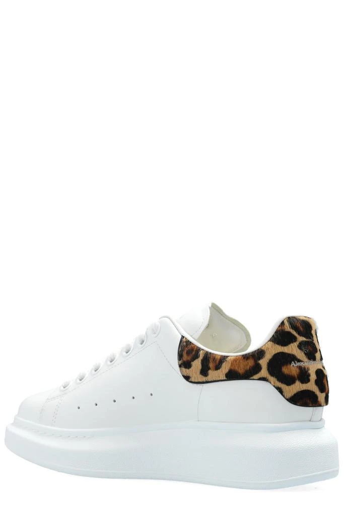 Alexander McQueen Alexander McQueen Leopard Detailed Lace-Up Sneakers 3