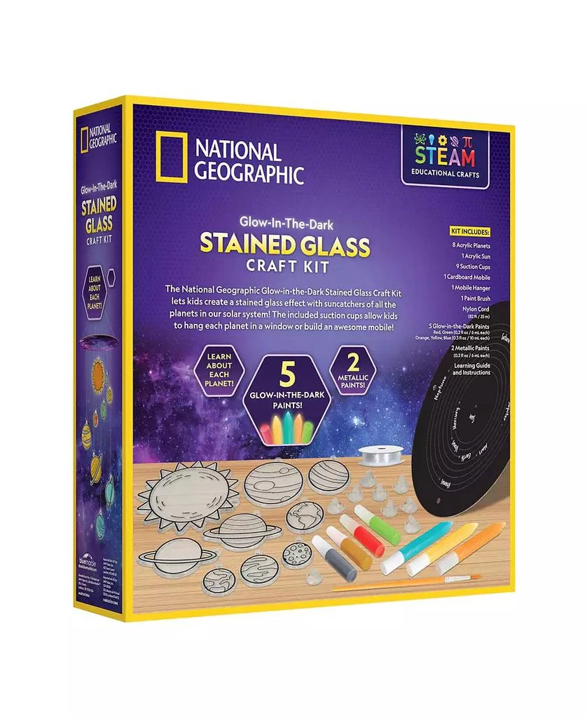 National Geographic Stained Glass Solar System Craft Kit 3