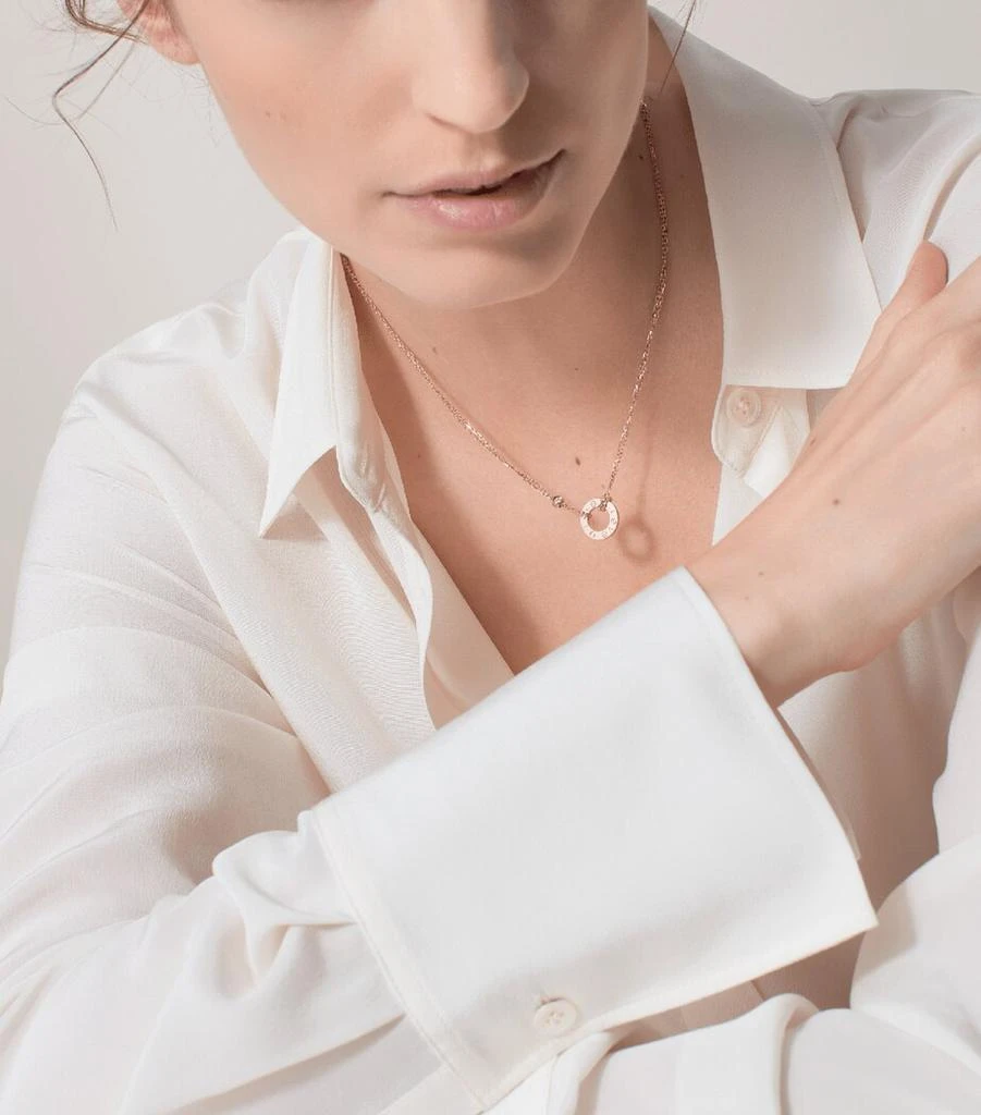 Cartier Rose Gold and Diamond LOVE Necklace 5
