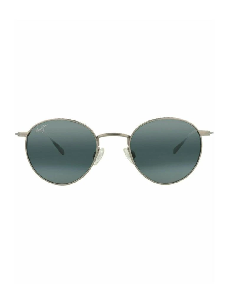 Maui Jim Round-Frame Titanium Sunglasses 1
