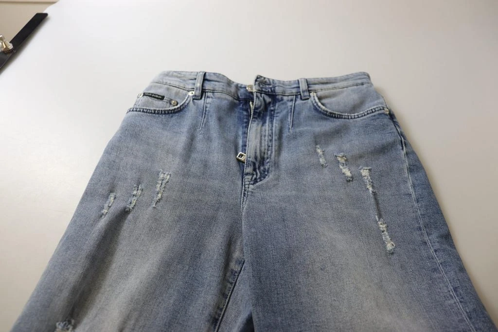 Dolce 
Gabbana Dolce 
Gabbana Blue Washed High Waist Cropped Denim Jeans 5