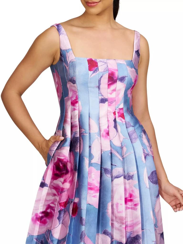 Kay Unger Maeve Rose Seamed Cocktail Dress 5