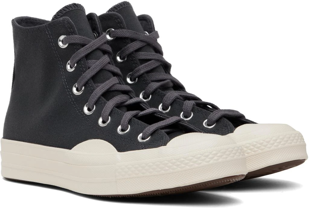 Converse Navy Chuck 70 Textured High Top Sneakers 4