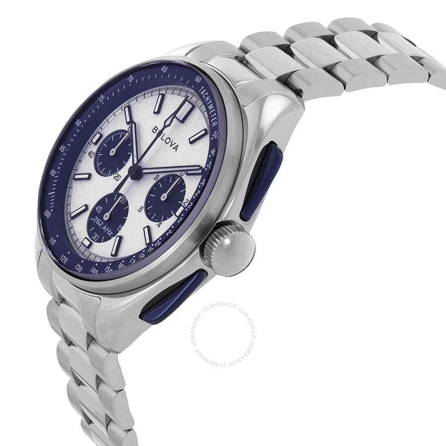 Bulova Lunar Pilot Archive Chronograph Quartz Silver Dial Men's Watch 98K112 2