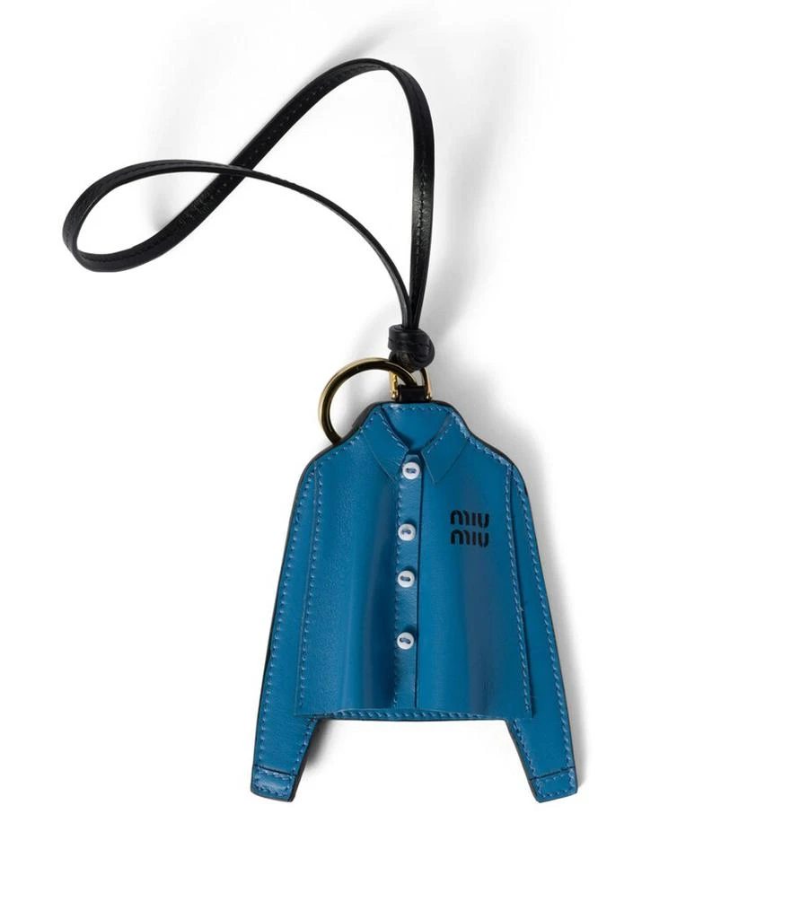 Miu Miu Leather Shirt Keychain 1