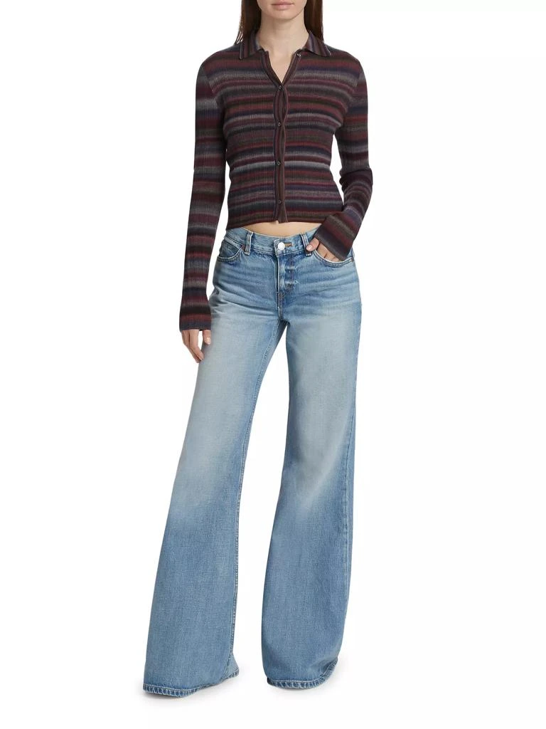 Re/Done Baggy Flare Mid-Rise Wide-Leg Jeans 2