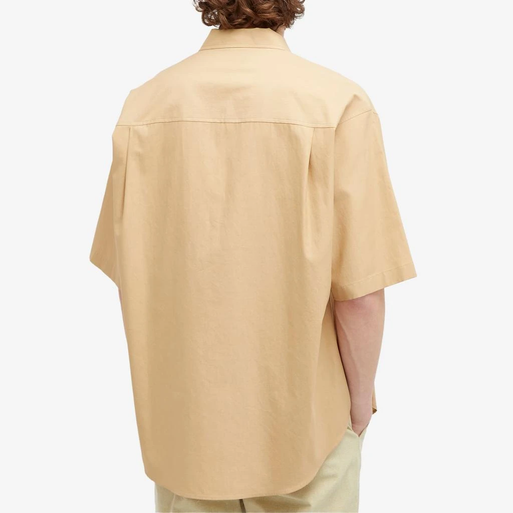 AURALEE Auralee Washed Finx Short Sleeve Shirt 3