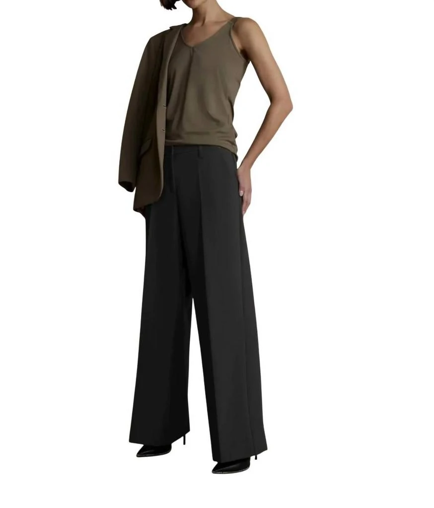 summum Straight Leg Trouser In Black 1