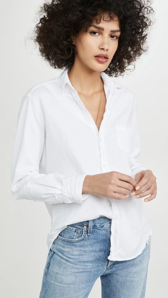 Frank & Eileen Eileen Tattered Denim Shirt 1