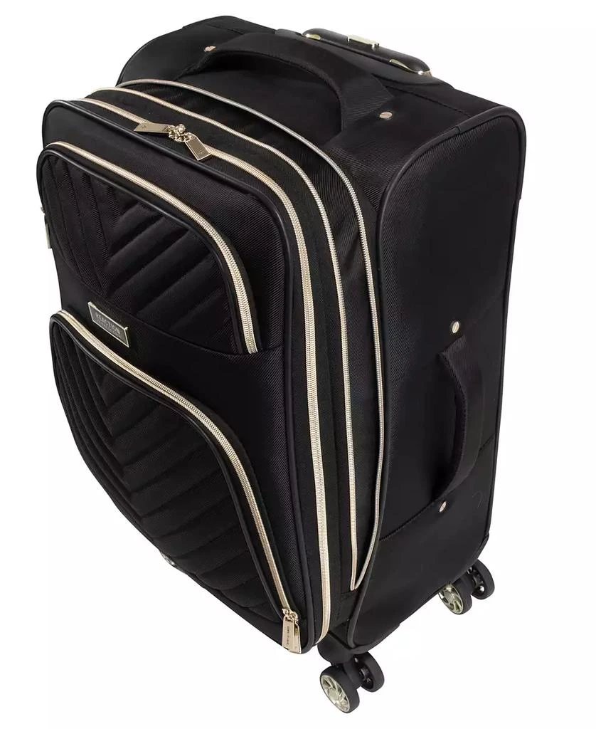 Kenneth Cole Women's Chelsea 3-Piece Chevron Softside Expandable Suitcase Set 7