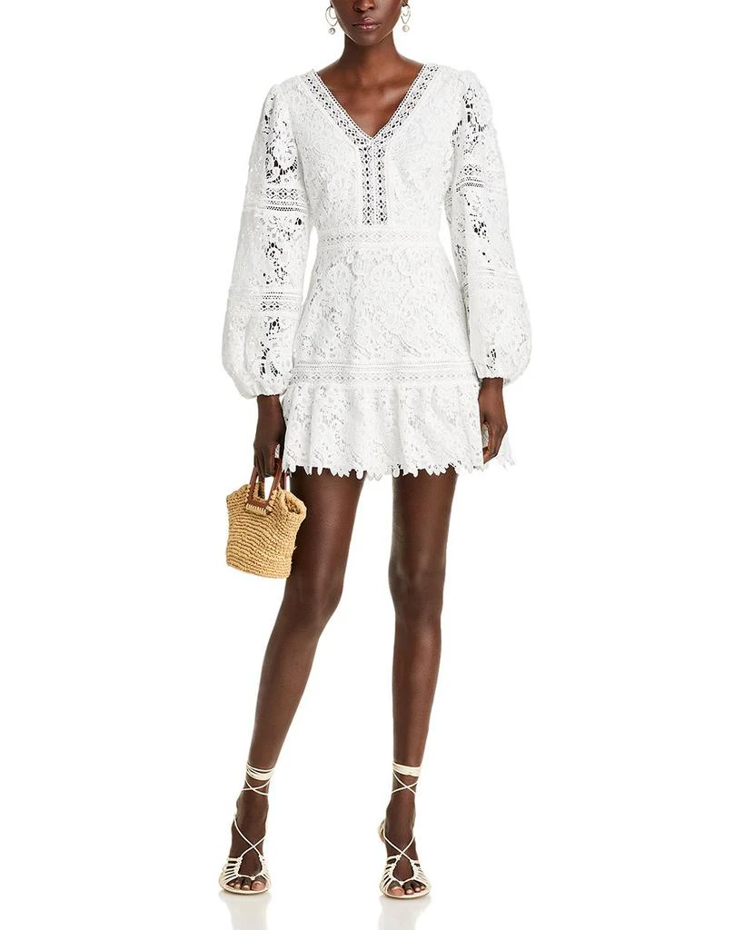 AQUA Lace Inset Dress - Exclusive 1