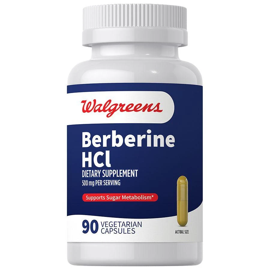 Walgreens Berberine HCI 500 mg Capsules 1