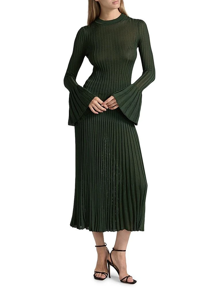 Zimmermann Ribbed Bell-Sleeve Sweater 2