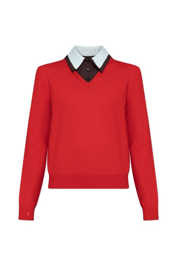 Tory Burch T Monogram Jacquard viscose blend t-shirt - T