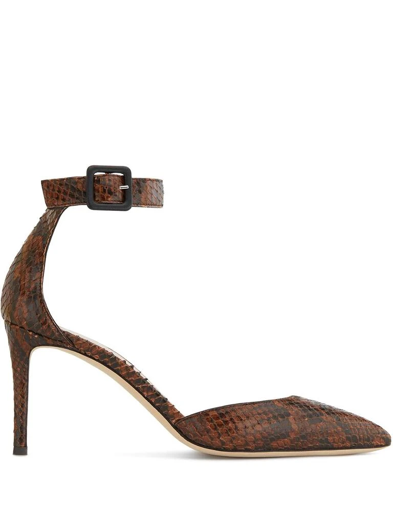 Giuseppe Zanotti Loreen snake-effect pumps - women -  -  - Brown 1