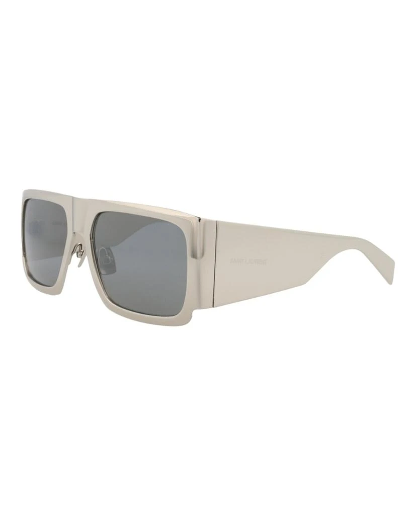 Yves Saint Laurent Square-Frame Metal Sunglasses 2