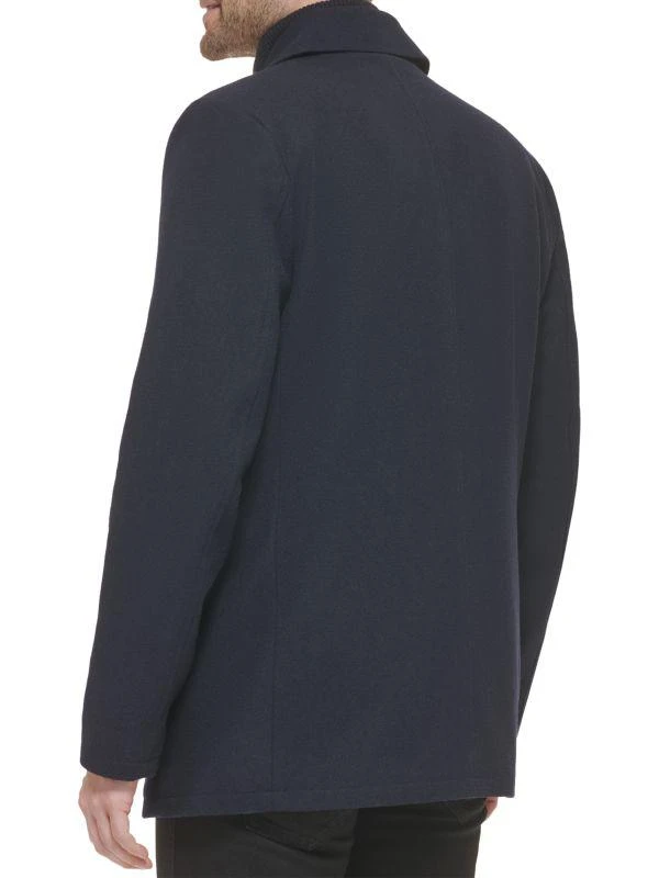 Kenneth Cole Double Breasted Bib Peacoat 3