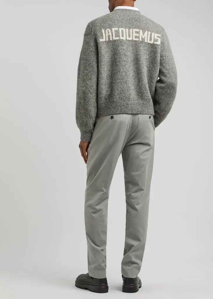 Jacquemus Le Cardigan Jacquemus alpaca-blend cardigan 4