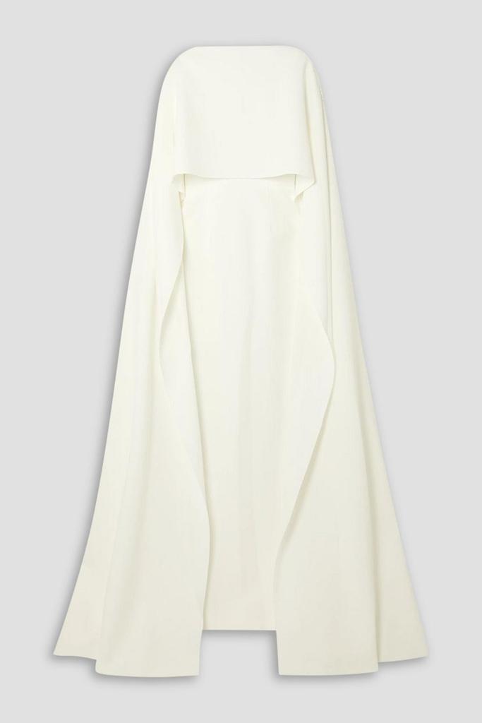 ROKSANDA Elinia cape-effect tie-back cady gown