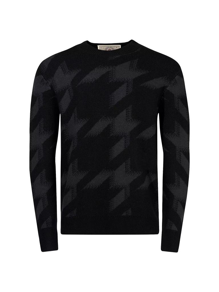 PERFECT MOMENT Cole Houndstooth Merino Knit Sweater