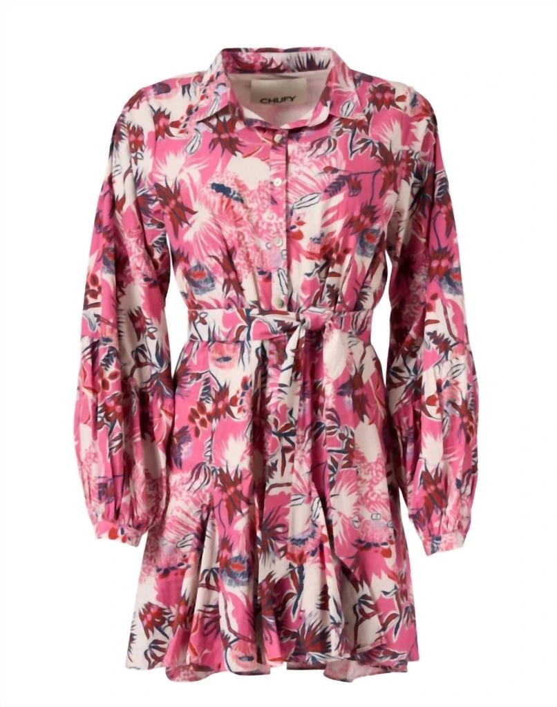 CHUFY Women's Ushi Mini Dress In Nulla Pink 1