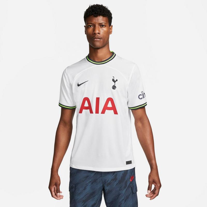 NIKE Men
s Nike Tottenham Hotspur Dri-FIT 2022-23 Stadium Home Soccer Jersey
