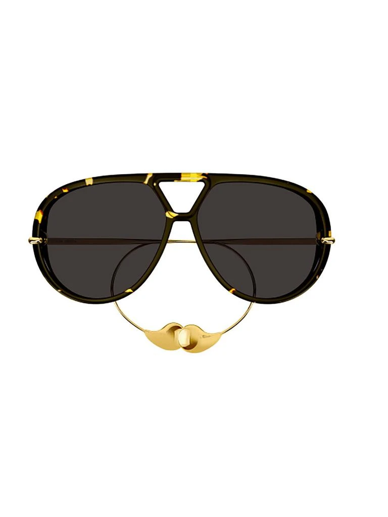 Bottega Veneta Bottega Veneta Eyewear Pilot Frame Sunglasses 1