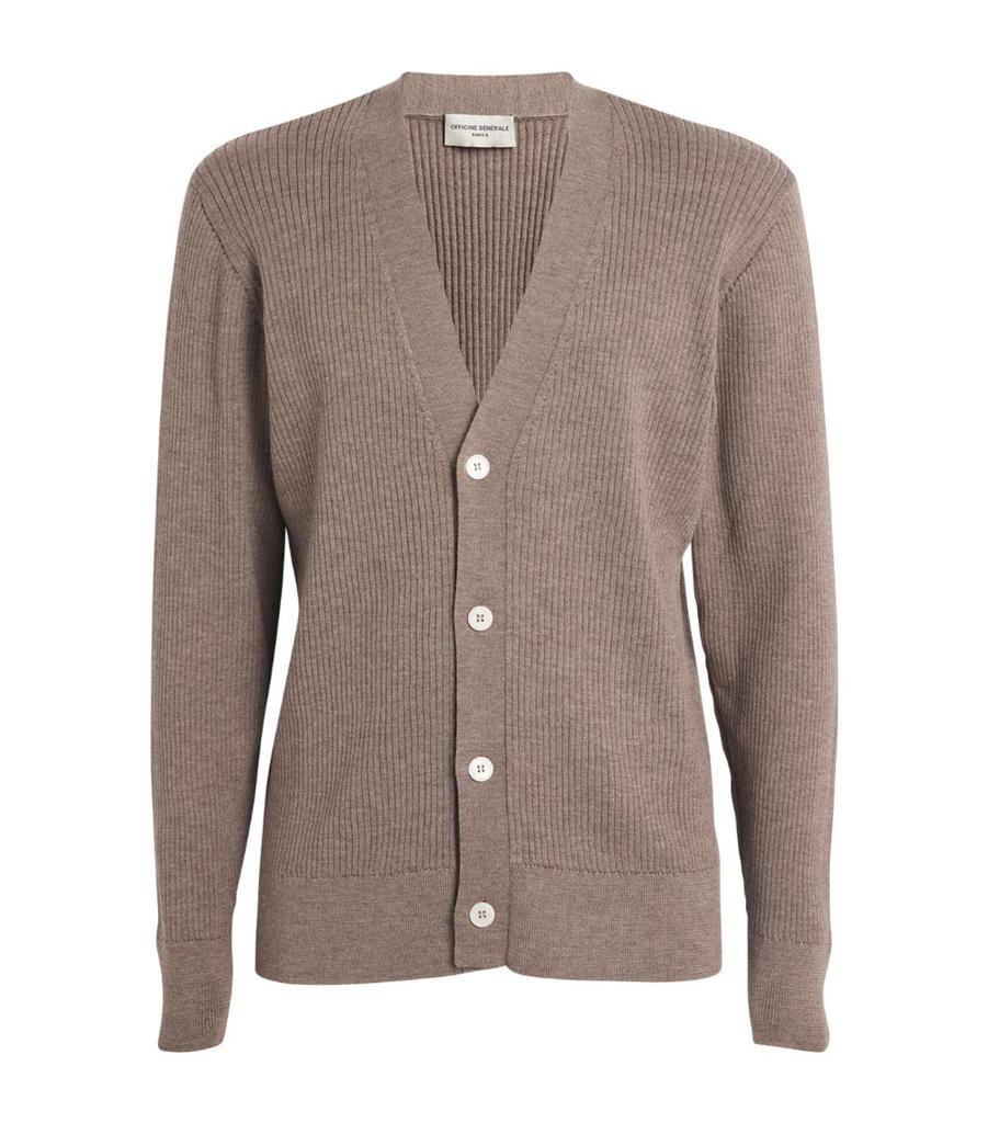 Officine Generale Merino Wool Miles Cardigan