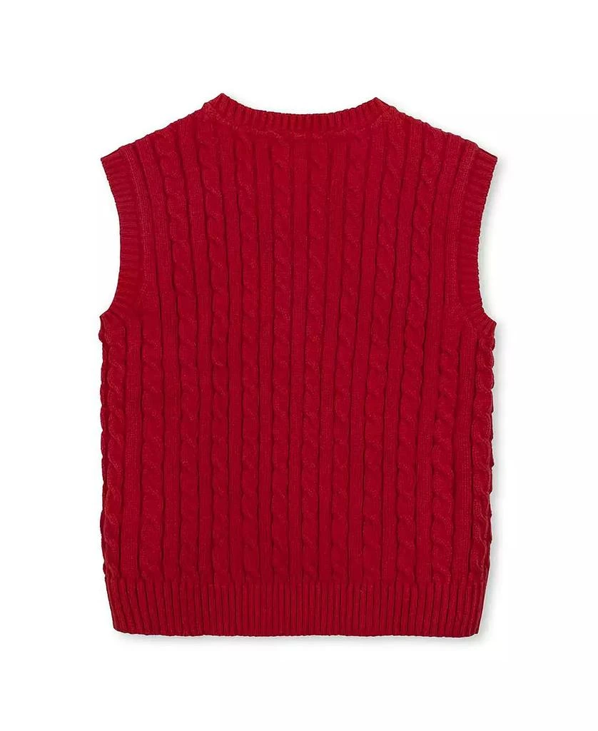 Hope 
Henry Big Boys Organic V-Neck Cable Sweater Vest 3