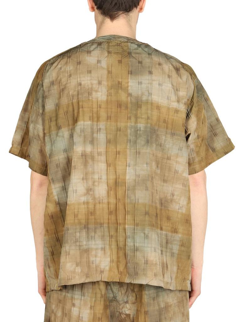 Needles Needles Motif Printed Boxy Fit T-Shirt