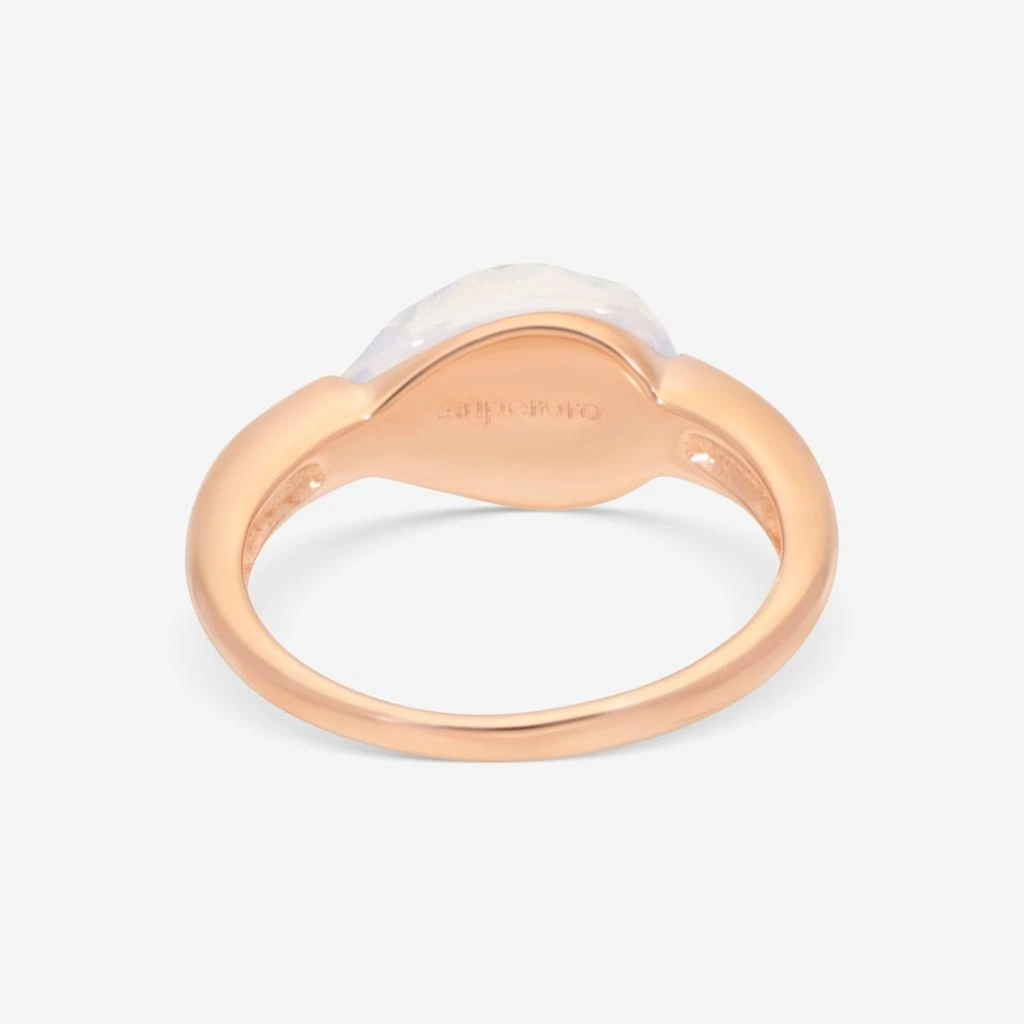 SuperOro SuperOro Soft 18K Rose Gold White Sunflower Quartz Statement Ring Sz. 7.25  SOFT/A10 3