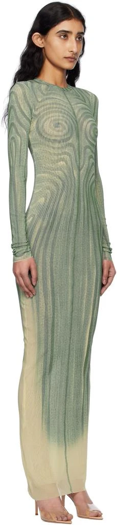 Jean Paul Gaultier Blue 'The Long Spirale' Maxi Dress 2