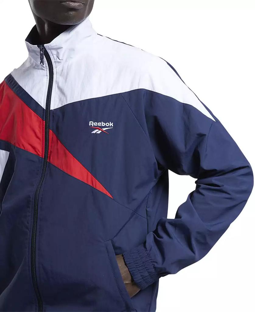 Men's Classics Vector Regular-Fit Logo Colorblocked Full-Zip