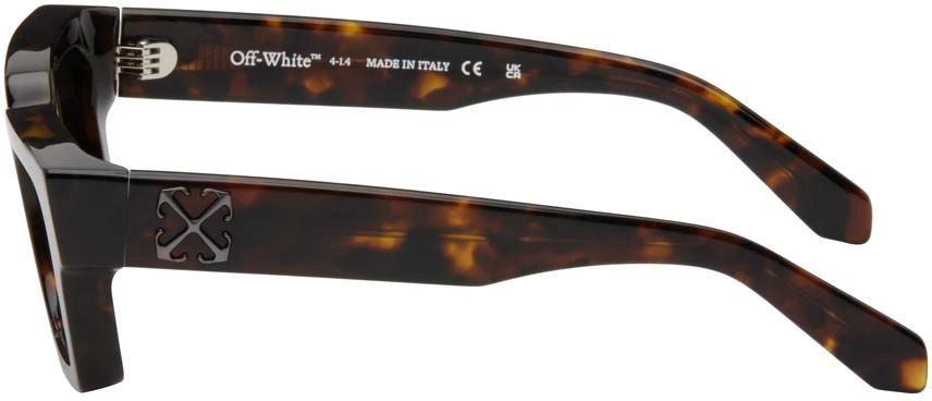 Off-White Brown Virgil Sunglasses 3