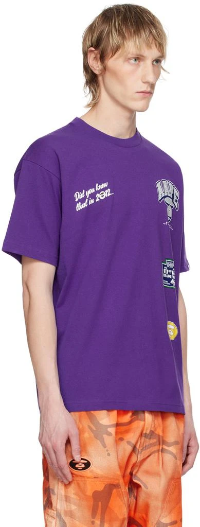 AAPE by A Bathing Ape Purple Theme T-Shirt 2