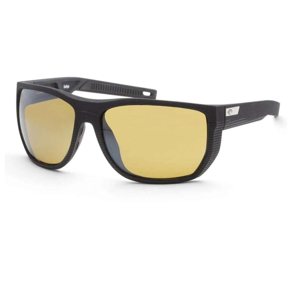 Costa Del Mar Costa del Mar Santiago Men's Black Rectangular Polarized Sunglasses 1