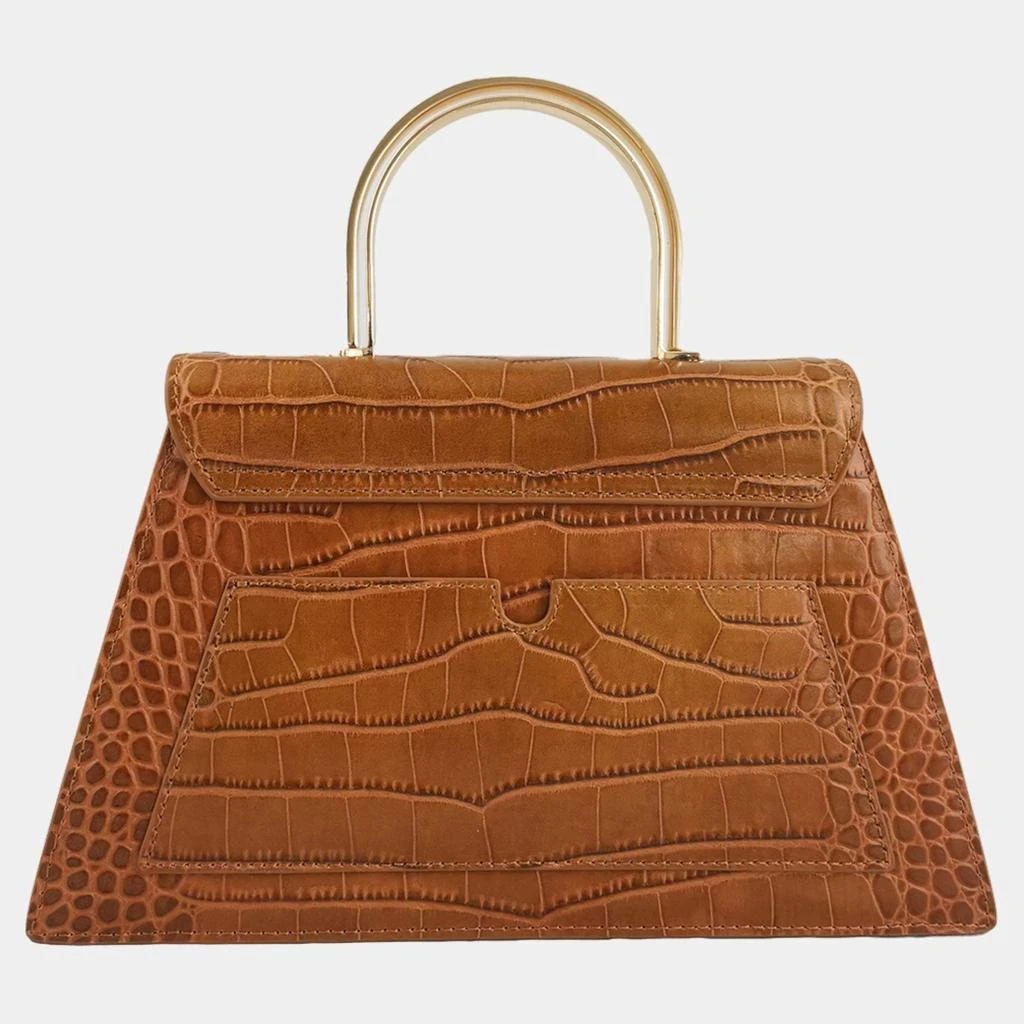 Charriol Charriol Brown Leather Laetitia Crossbody 3