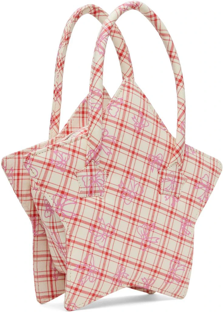 Ashley Williams Red & Off-White Star Bag 3