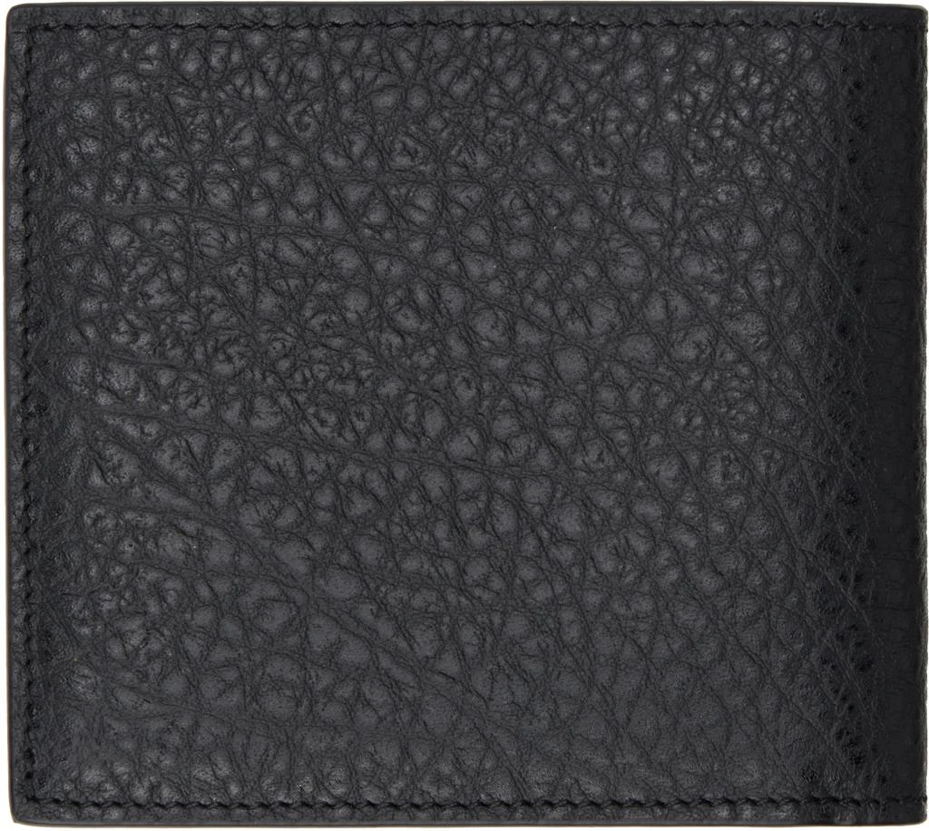 Acne Studios Black Folded Leather Wallet 2