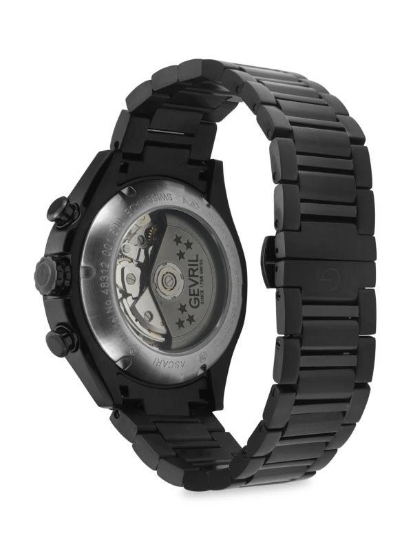 Gevril Ascari 42MM Stainless Steel Tachymeter Automatic Chronograph Watch 3