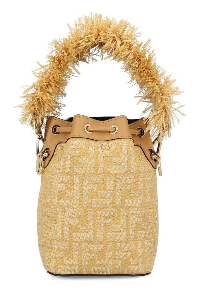 Fendi Fendi Mon Tresor FF Jacquard Drawstring Bucket Bag 2